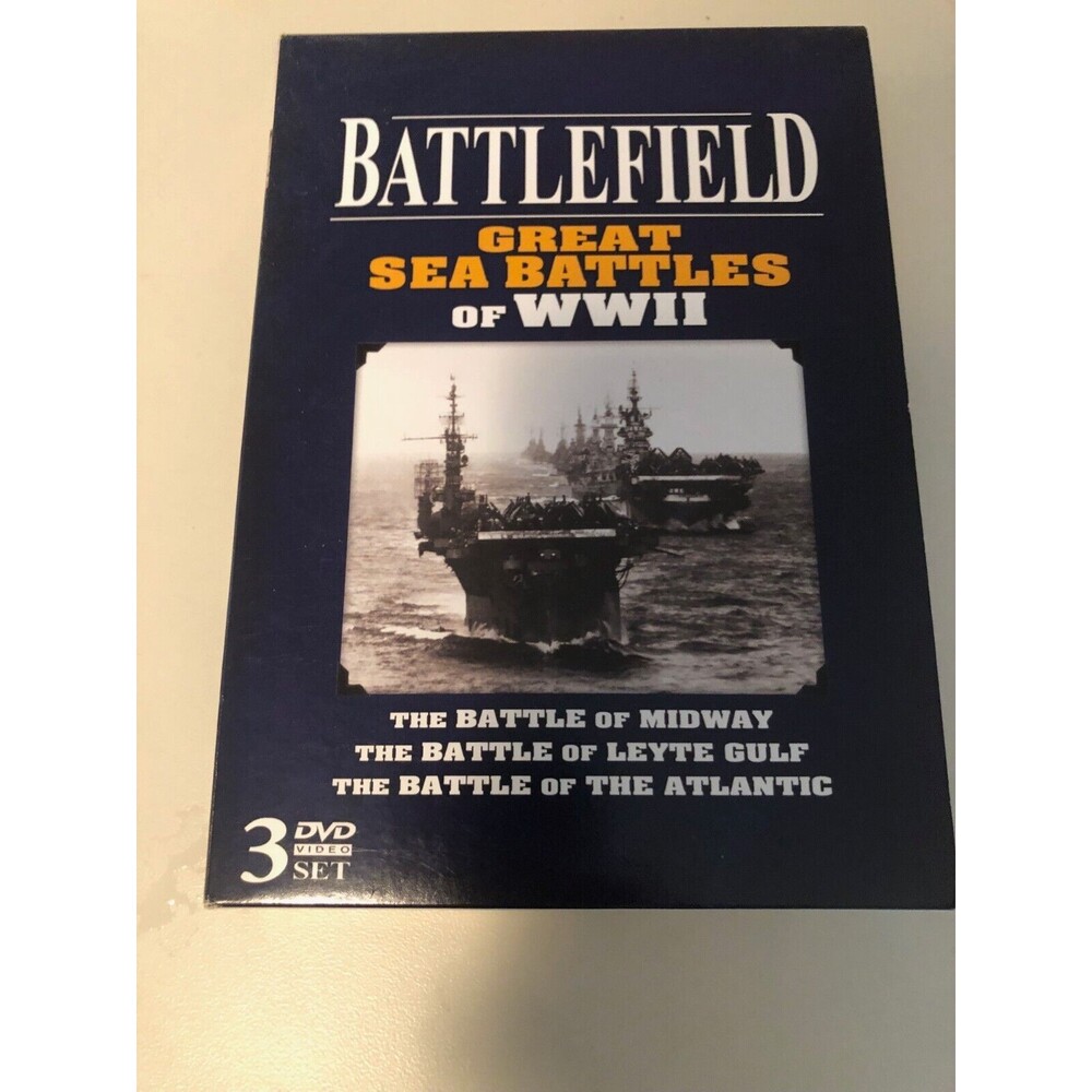 BATTLEFIELD - Great Sea Battles of WWII 3 DVD Set